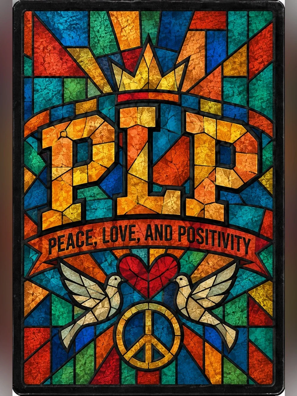 Logic Trading Card | Stained Glass Art Card Hip Hop Rapper Collectible | Unique